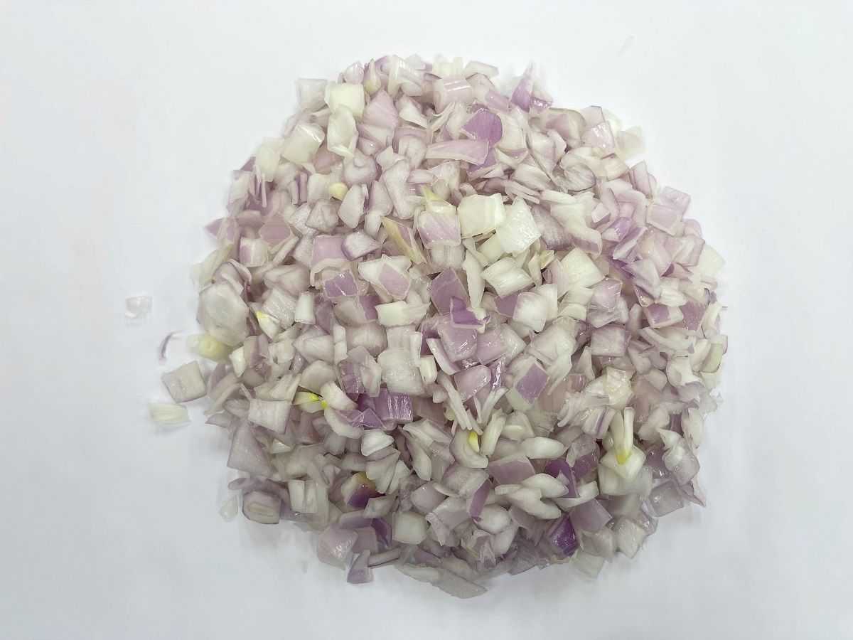 Shallots Diced (5mm/10mm/20mm) 